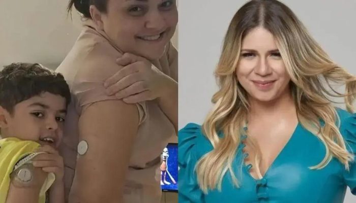 Filho de Marília Mendonça impressiona com sensor para monitorar diabetes