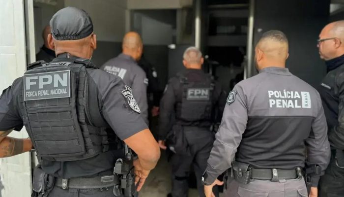 Força Penal Nacional realiza vistoria no presídio de Eunápolis