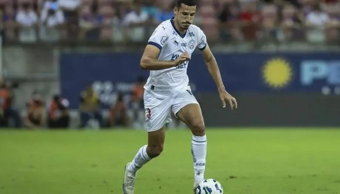 Gabriel Xavier celebra classificação do Bahia na Copa do Brasil