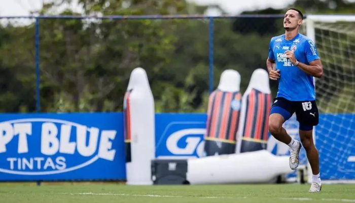 Gabriel Xavier viaja com o Bahia, mas não joga contra o Palmeiras