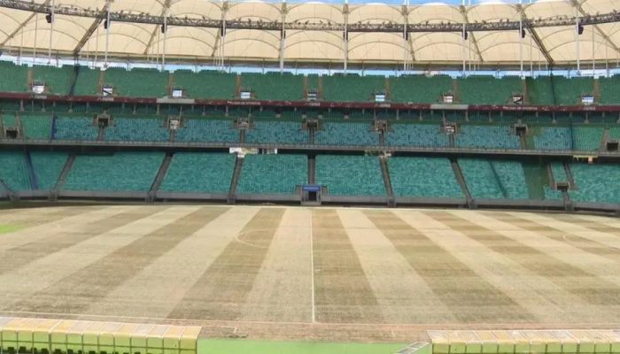 Gramado da Fonte Nova será trocado após não reagir a tentativas de recuperação