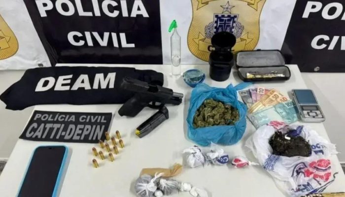 Homem é preso após ameaçar ex-companheira em Feira de Santana com arma