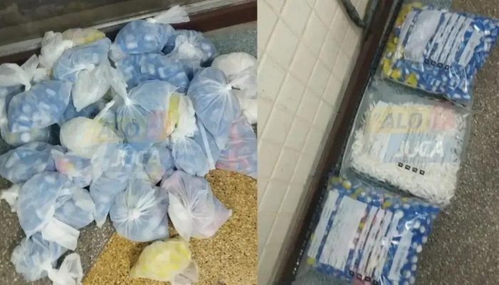 Homem é preso com mais de mil pinos de cocaína em Tancredo Neves
