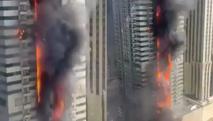 Incêndio atinge prédio residencial em Dubai e evacua moradores