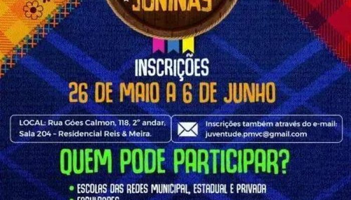 Inscrições abertas para o Festival Regional de Quadrilhas Juninas em Conquista