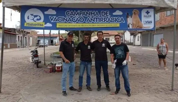 Itarantim dá início à campanha de vacinação antirrábica para pets