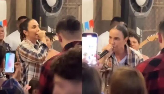 Ivete Sangalo encanta em festa junina de escola em Salvador