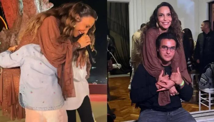 Ivete Sangalo encanta no palco ao lado das filhas em novo projeto