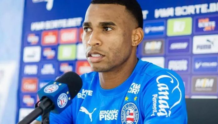 Jean Lucas pede foco do Bahia em jogo contra o Flamengo no Brasileiro