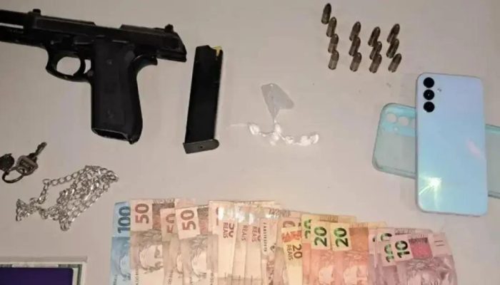 Jovem é preso com pistola e drogas em Riacho de Santana, Bahia