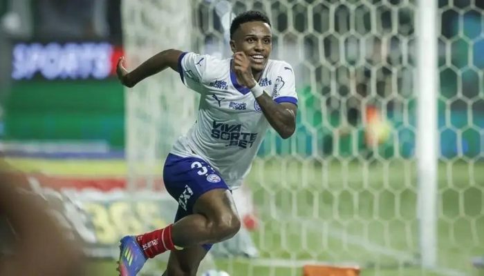 Kayky celebra vitória do Bahia e valoriza força do elenco no Brasileirão