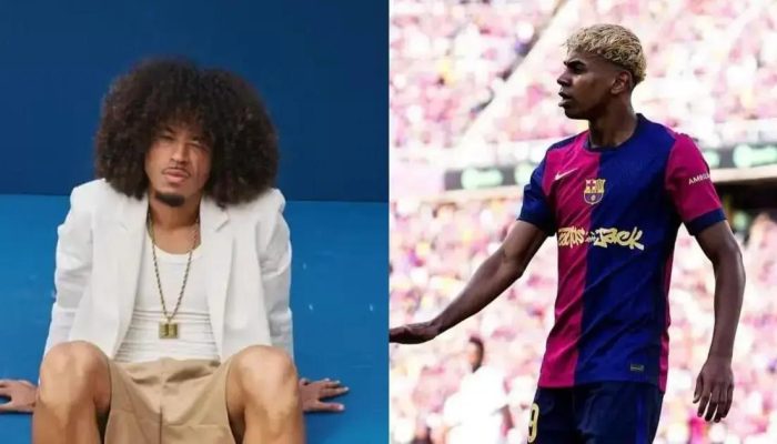 L7nnon celebra vitória após Lamine Yamal tocar sua música