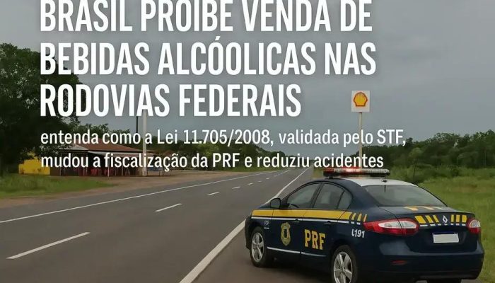 Lei Seca nas rodovias: entenda a proibição e como a PRF fiscaliza