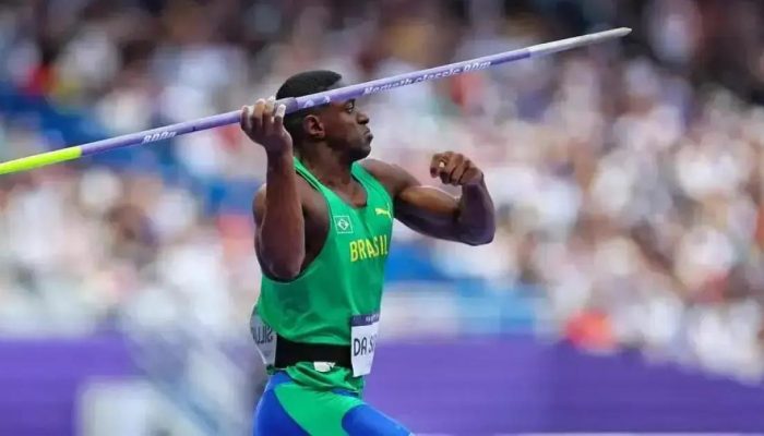 Luiz Maurício da Silva conquista ouro e quebra recorde brasileiro no dardo