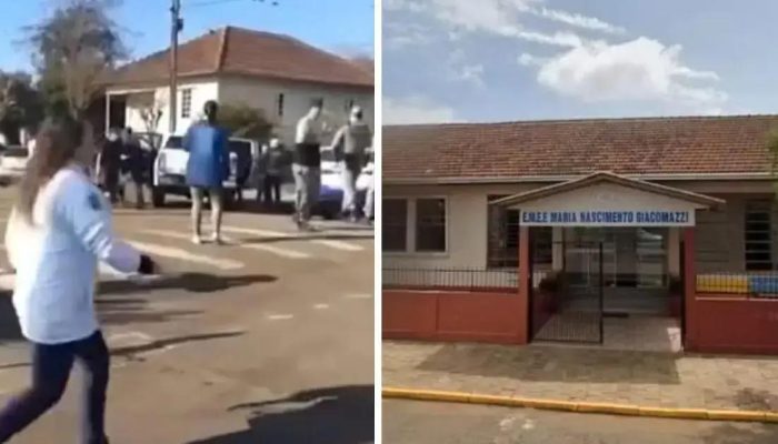 Moradores tentam linchar adolescente acusado de ataque em escola no SC