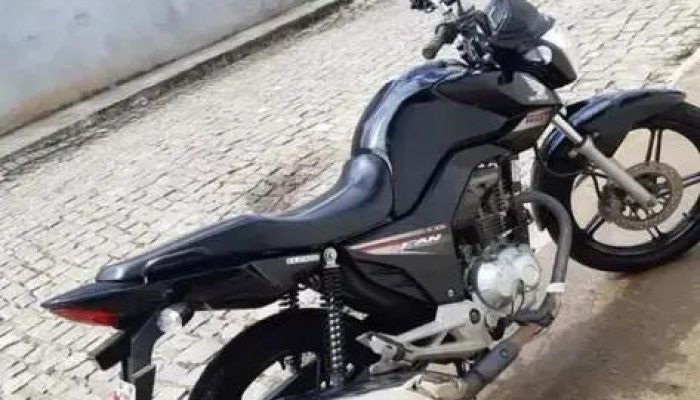Moto roubada em plena luz do dia em Itarantim no bairro da Portelinha