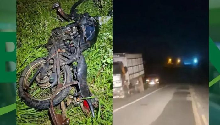 Motociclista morre após colisão com caminhão na BR-324 em Riachão do Jacuípe