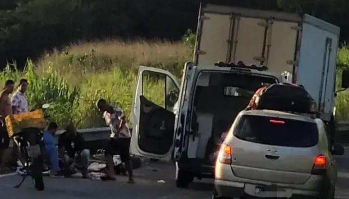 Motociclista sofre ferimentos graves em acidente na BA-270 perto de Potiraguá