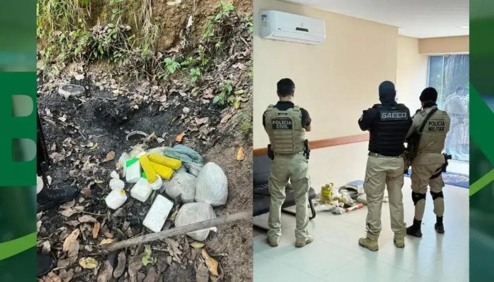 Polícia Civil da Bahia apreende mais de 26 kg de drogas em Eunápolis