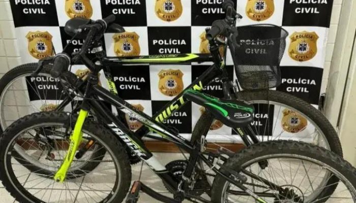 Polícia Civil recupera bicicletas furtadas em Vitória da Conquista