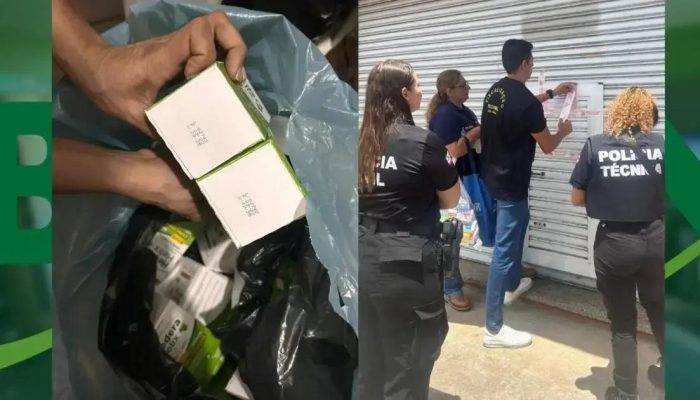 Polícia interdita 3 farmácias e apreende 4.800 produtos em Ilhéus
