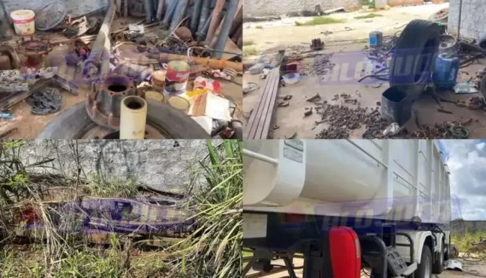 Polícia localiza desmanche de veículos de grande porte em Abrantes