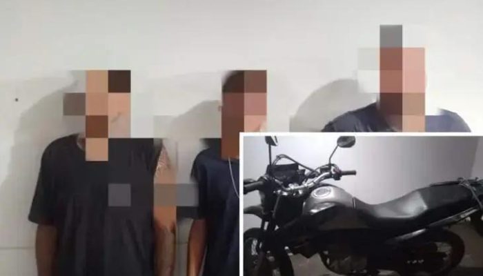 Polícia Militar prende jovens envolvidos em furtos de motos em Maiquinique