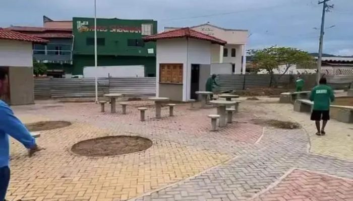 Prefeitura de Itarantim finaliza praça no Cajazeiras após longa espera