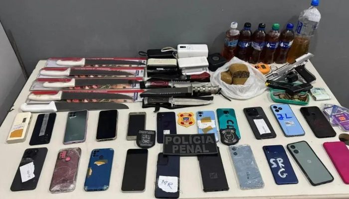 Prestador de serviço preso com material ilícito na Penitenciária Lemos Brito