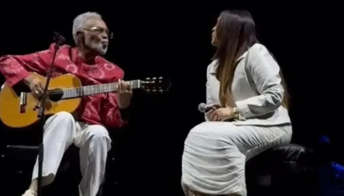 Preta Gil emociona ao cantar com Gilberto Gil em show de despedida