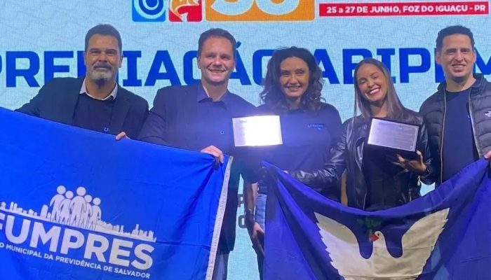 Previdência de Salvador é premiada em Foz do Iguaçu por excelência e governança