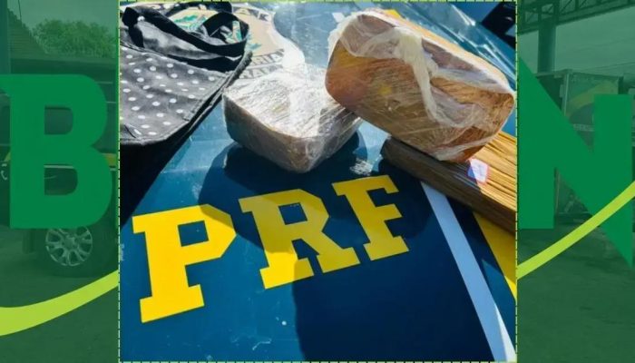 PRF apreende 3 kg de cocaína em ônibus na BR-116 em Jequié