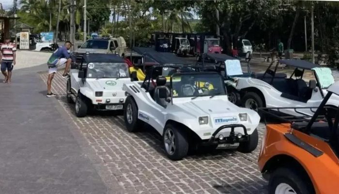 Protesto de bugueiros destaca a necessidade de regulamentação em Mata de São João