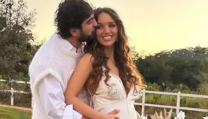 Rafa Kalimann e Nattan anunciam sexo do primeiro bebê em evento especial