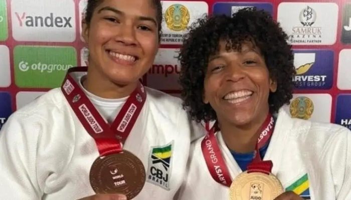 Rafaela Silva e Luana Carvalho brilham no Grand Slam de Judô em Astana