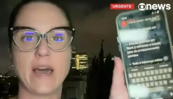 Repórter da GloboNews se refugia em bunker durante ataque aéreo em Israel