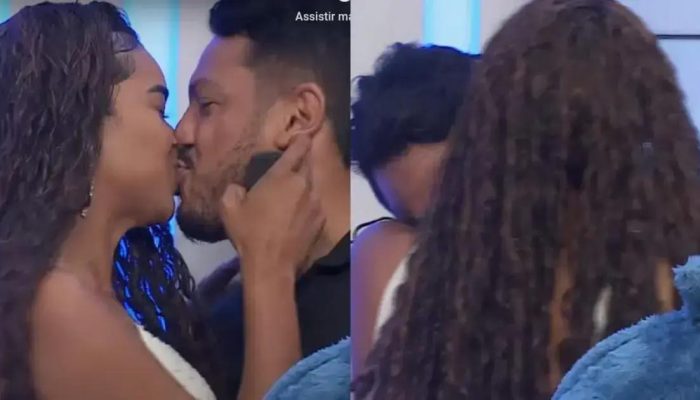 Repórter do Alô Juca recebe beijo inusitado ao vivo por Ester Reis