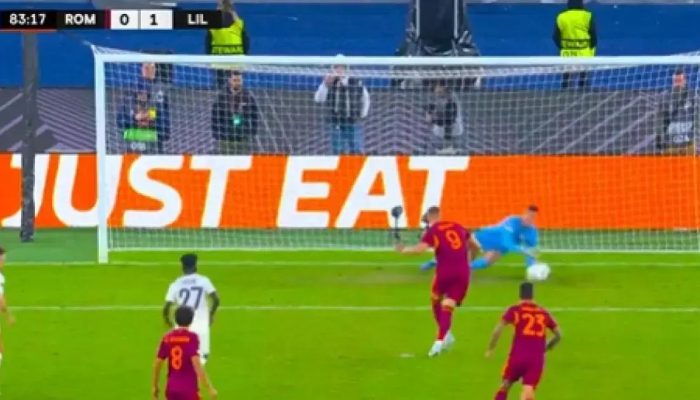 Roma perde três pênaltis seguidos e Lille vence na Liga Europa
