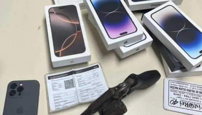 Sargento da PM baleado em assalto a loja de celulares em Feira de Santana