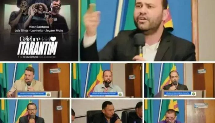 Sessão agitada na Câmara de Itarantim com troca de acusações entre vereadores