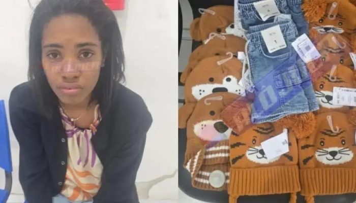 Suspeita de furto de roupas infantis é presa no Salvador Shopping