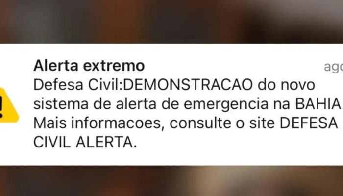 Teste da Defesa Civil causa surpresa e memes nas redes sociais na Bahia