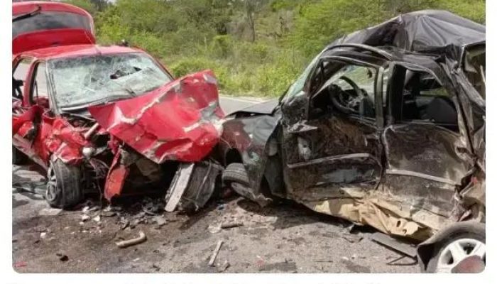 Tio e sobrinho morrem em grave acidente na BA-416