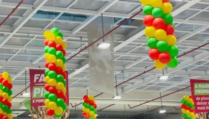 Trabalhador sofre queda em obra da Ferreira Costa na Paralela