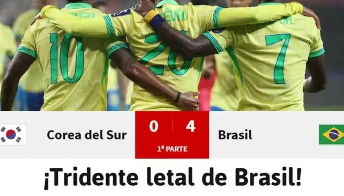 Trio letal da Seleção Brasileira brilha em goleada sobre Coreia do Sul