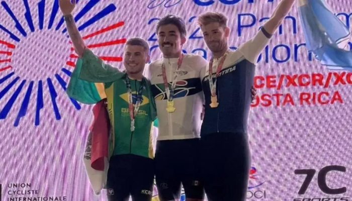 Ulan Galinski conquista prata no Pan-Americano de Mountain Bike 2025