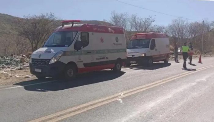 Um grave acidente na BR-030 em Guanambi deixa um morto e dois feridos