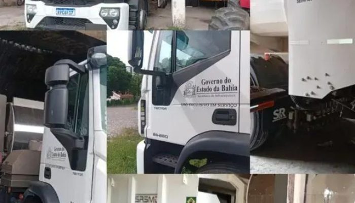 Usina de asfalto em Itapetinga: equipamento parado com estradas abandonadas