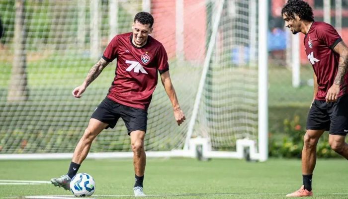 Vitória intensifica treinos antes do duelo contra o Confiança na Copa do Nordeste